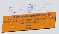 AVM Bohrschablone