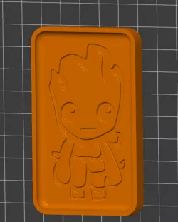 Baby Groot cookie mold