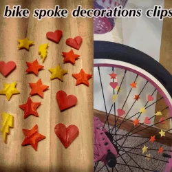 Bicycle spoke decorations