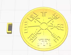 Button - Norse Vegvisir