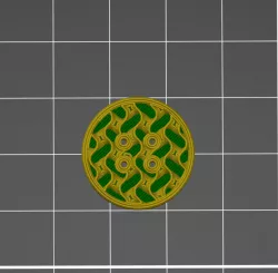 Buttons with infill patterns