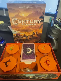 Century Board game resource lid