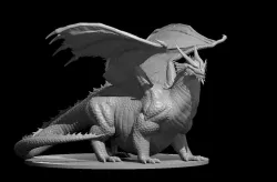 Chonky Red Dragon