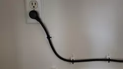 Command Strip Zip-Tie Holder for Power Cable