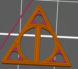 Deathly Hallows Button