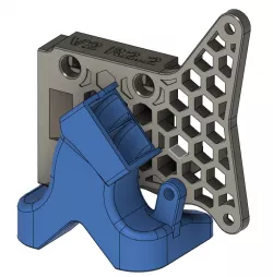 Delta-P fan duct V2-R2 for MK3S(+) extruder