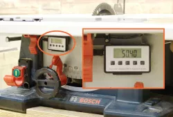 Depth Gauge for the GTS10XC Table Saw
