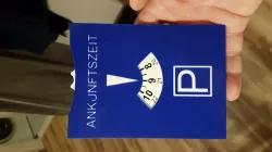 Deutsche Parkscheibe