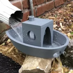 Downspout Splash Boat
