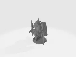 Dragonborn Warrior with spear