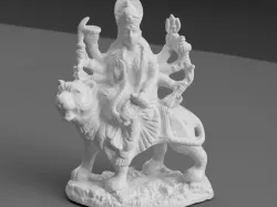 Durga Riding a Tiger