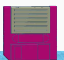 Floppy Disk SD Card Holder (Improved)