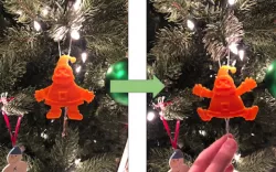 Fun Santa Ornament