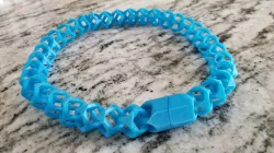 Geo-Cube Necklace-Bracelet with Twist-Lock Clasp