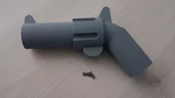 Giant Lego pistol revolver (30132) (10:1 scale)