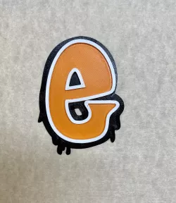 Graffiti Alphabet - Letter 'E'