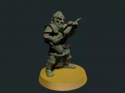 Hobgoblin with crossbow 28 mm (No supports needed)