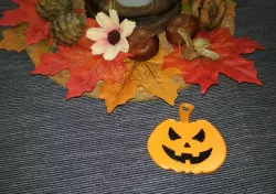 Jack-o'-lantern - halloween pumpkin keychain