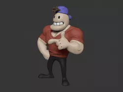 "Jock" from Nerd and Jock Comics