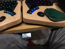 Keyboard.io Model 01 tent stands