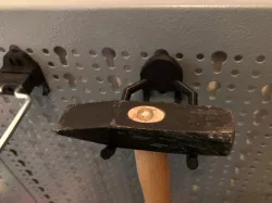 Küpper Euro Pegboard Hammer Holder