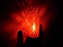 Lattice night light shade