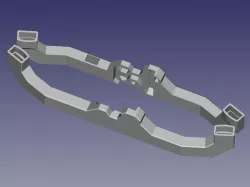 LED Light Bar Prusa i3 MK2/MK3 - Adapted for 9x17.8mm rail