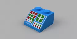 Lego Classic Computer Panel (Desktop sized)