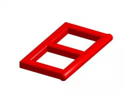 Lego Window 1x4x3 casement spare part / Lego Fensterflügel Ersatzteil