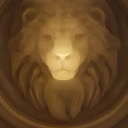 Lion - 3D optical illusion