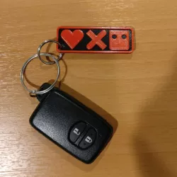 Love, Death & Robots Logo Keychain