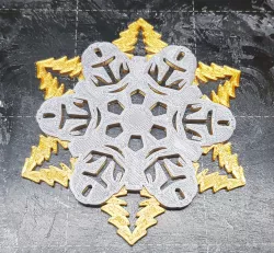 Mandalorian Snowflake Decoration