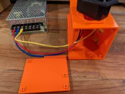 Mean Well RD-85A switch cover with output connectors