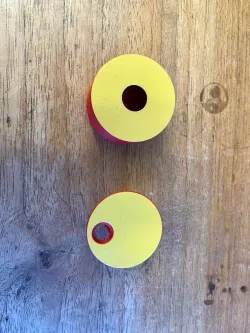 Measure tape winder case 19 mm for Bohin Tricolore
