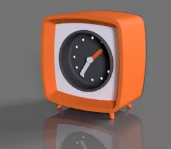 Mid-Century Modern Desk Clock