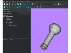 Miling handle knob