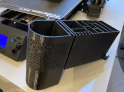 MK3 Toolbox / tool organiser - remix with fuzzy skin (modified surface)