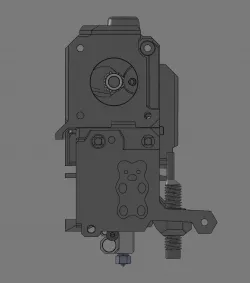 MK3S and MK2.5S Bear Copperhead Groove and Screw Mount Extruder