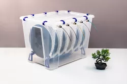 MMU2S filament buffer upgrade for Samla 22l Drybox.