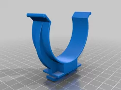 Oven kickboard kickplate clip