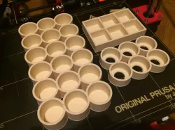Parametric bottle tray