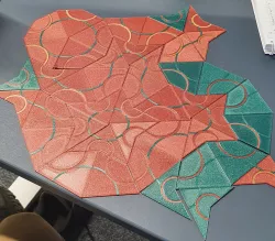 Penrose tiles multicolor
