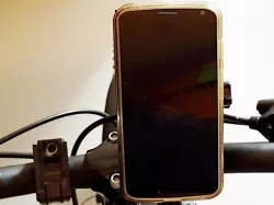 Phone holder plate to GoPro mount adapter for velcro fastener tape