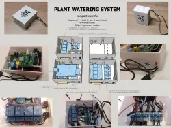plant watering system - compact case for RPi 1/2/3, 4 relay module & 5pcs Hygrometer module