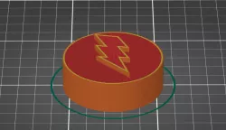 Playdough Stamp - Lightning Bolt