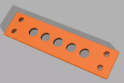 Plexi/Acryl hole cover for Prusa Printer Enclosure V2