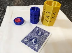 Portable "Shitty" Card Game Turn Counter