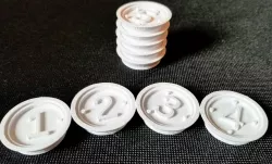 "Quiet Coins" - Customizable tokens to buy you some peace and quiet