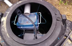 Rainwater filter/settling unit (out of modified Ikea products)