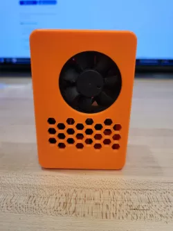 Raspberry Pi 4 - PoE Texas Hat - 40x10 Noctua Fan Case
